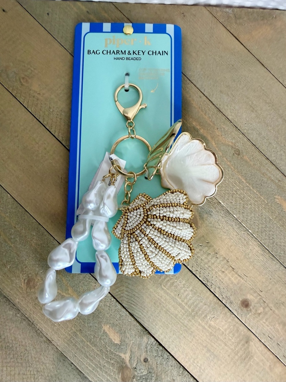 piper•k Shell Bag/Charm Key Chain!! - Picture 2 of 2